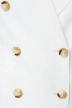 Seamed Double Breasted Blazer