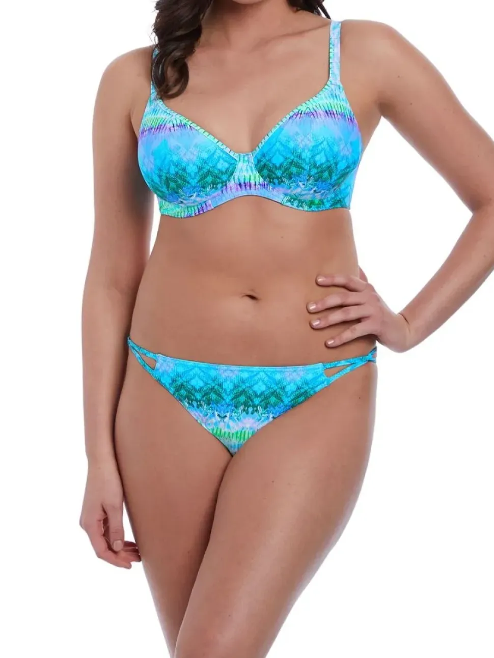 Seascape Tanga Bikini Brief Blue Lagoon