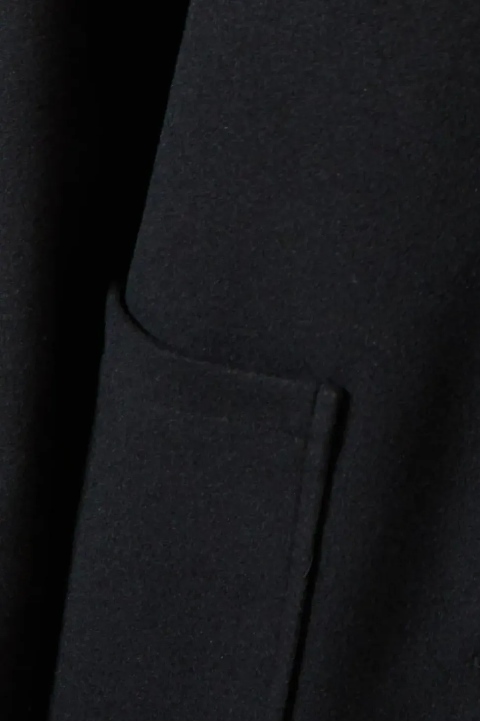 Self Covered Button Midi Dolly Coat