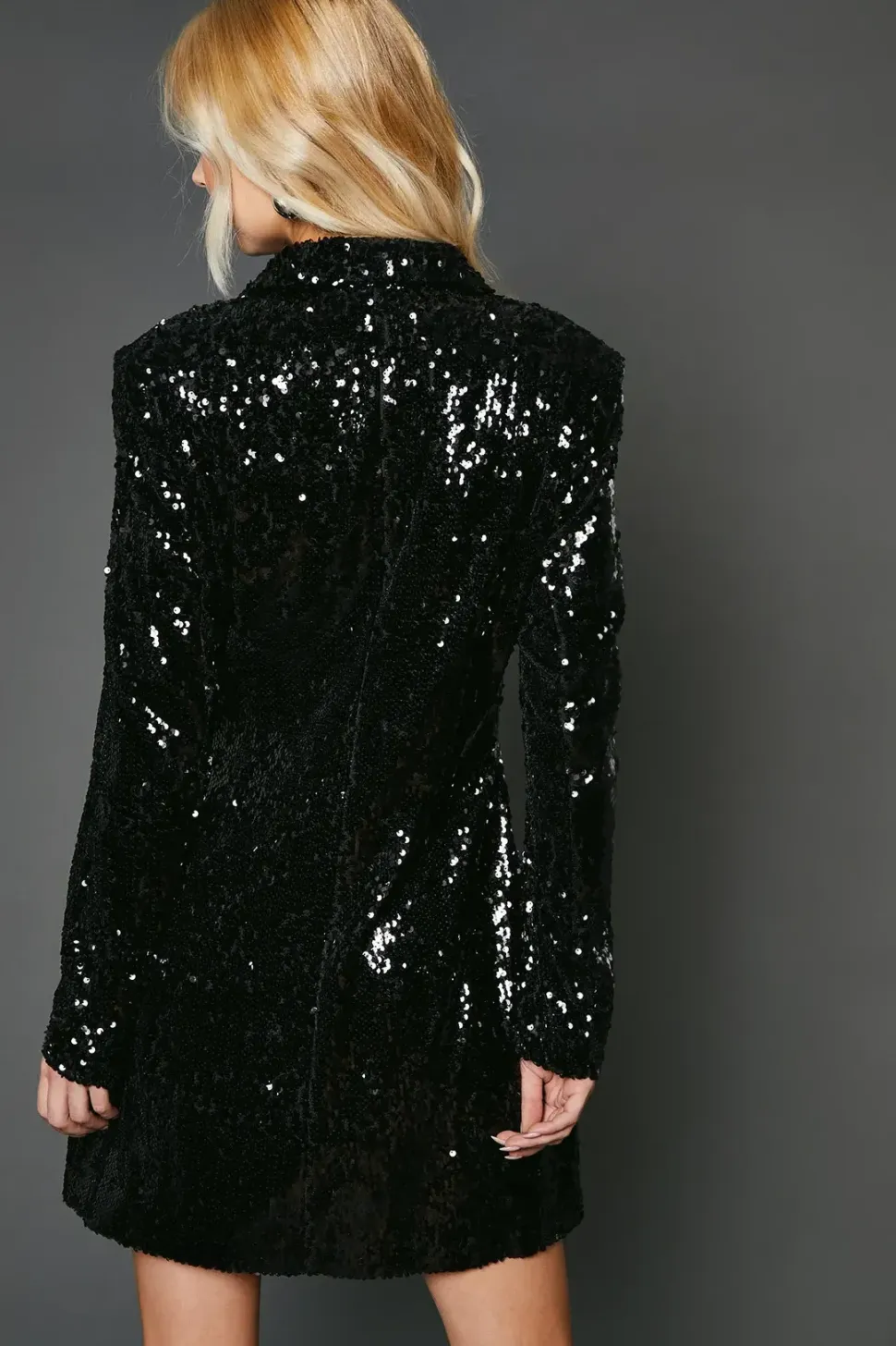 Sequin Blazer Dress