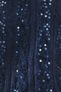 Sequin Cable Knitted Jumper
