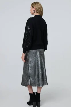 Sequin Embellished Relaxed Jumper
