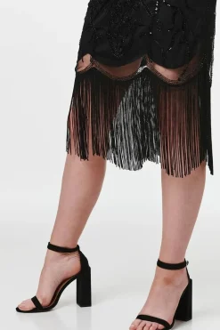 Sequin Embellished Slip Dress