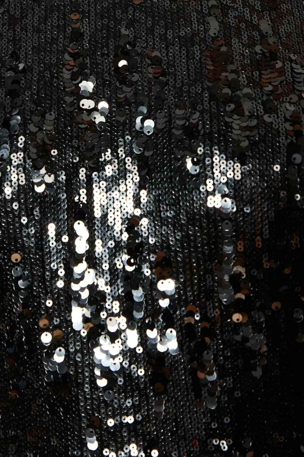 Sequin High Neck Sleeveless Midi Dress