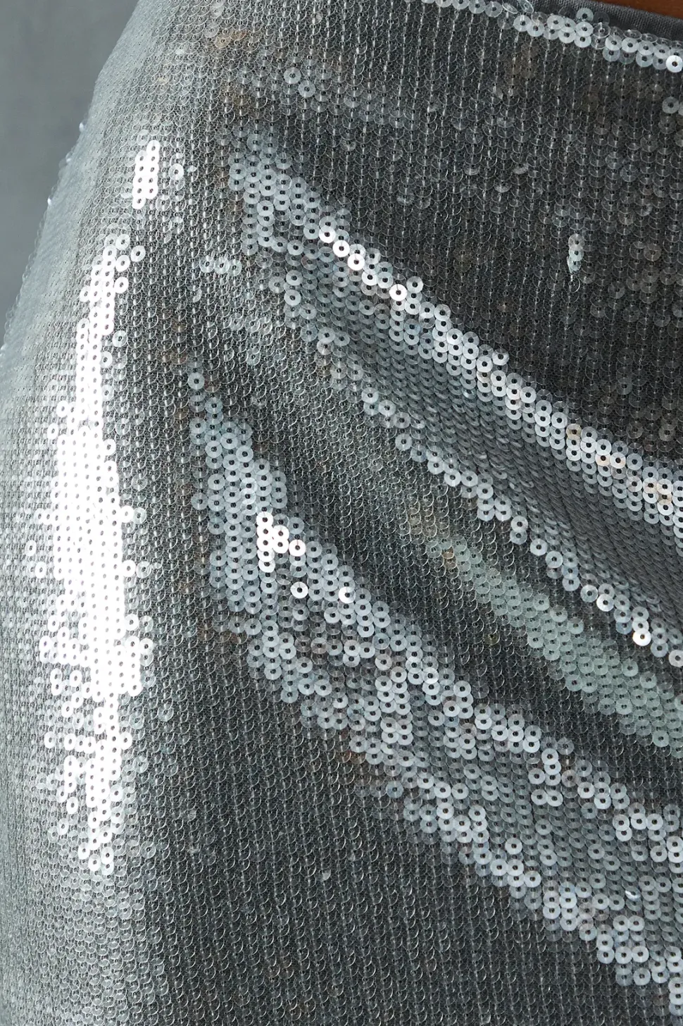 Sequin High Waisted Mini Skirt