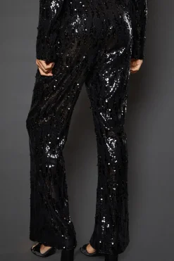 Sequin Kickflare Trouser
