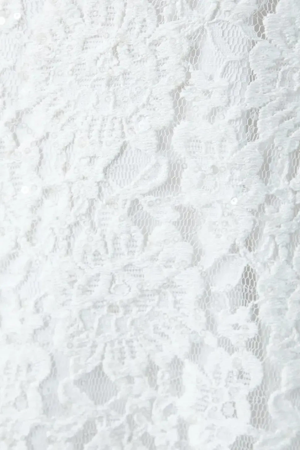 Sequin Lace High Neck Bridal Mini Dress