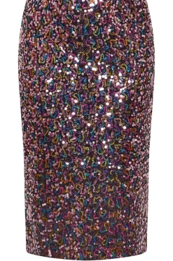 Sequin Midi Skirt