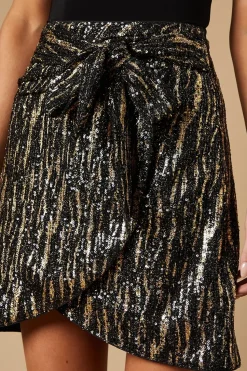 Sequin Mini Skirt