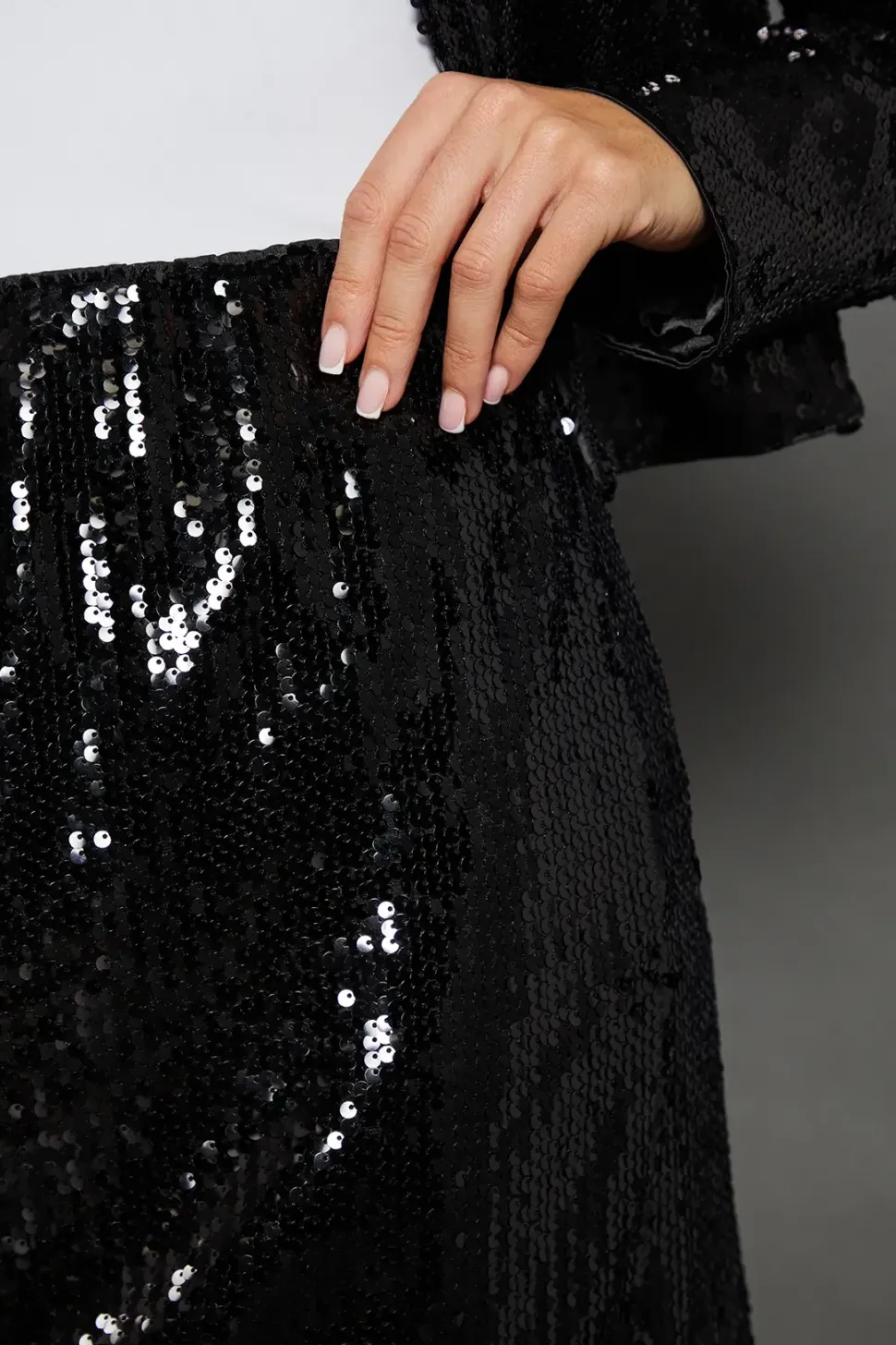 Sequin Mini Skirt