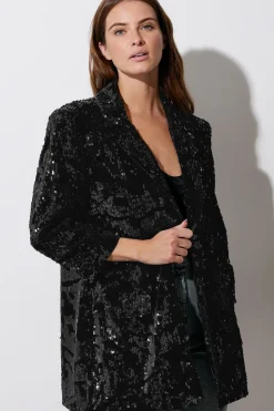 Sequin Tailored Blazer