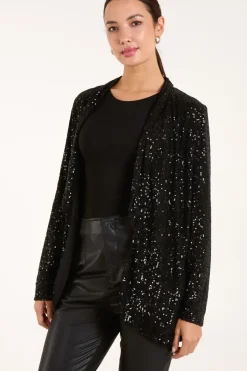 Sequin Waterfall Cardigan