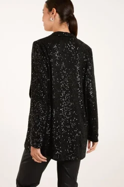 Sequin Waterfall Cardigan