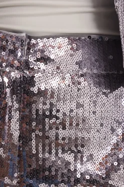 Sequin Wide Leg Trousers