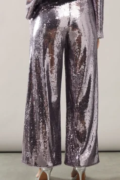 Sequin Wide Leg Trousers