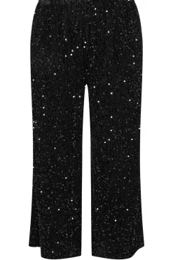 Sequin Wide Leg Trousers