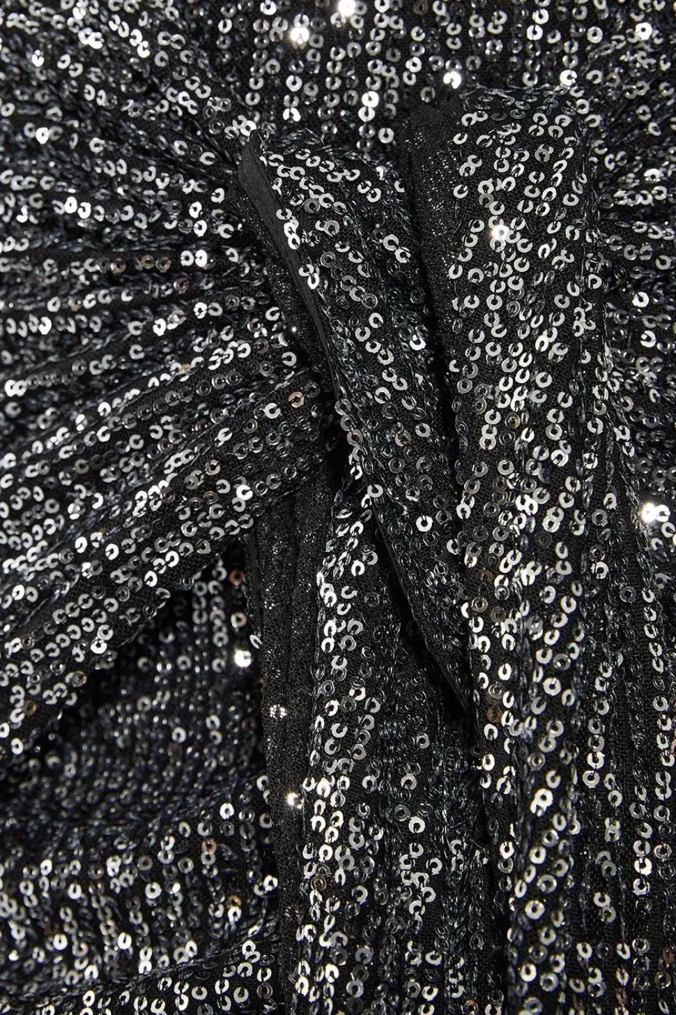 Sequin Wrap Tie Mini Skirt