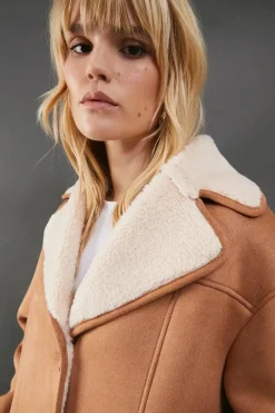 Shearling Bonded Coat