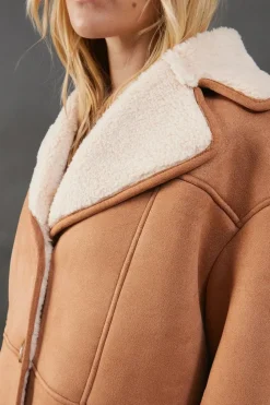 Shearling Bonded Coat