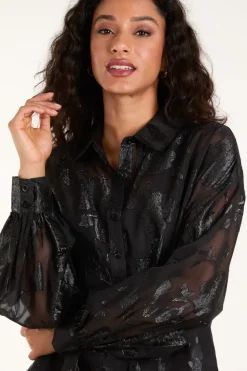 Sheer Foil Shirt