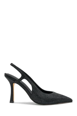 Shimmer 'Celia' High Heel Slingback Court Shoe