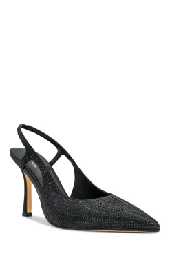 Shimmer 'Celia' High Heel Slingback Court Shoe