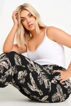 Shirred Harem Trousers