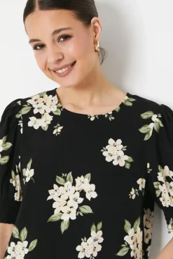 Shirred Hem Blouse