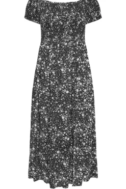 Shirred Maxi Dress
