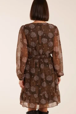 Shirred Mini Dress