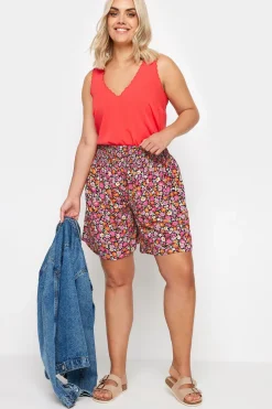 Shirred Shorts