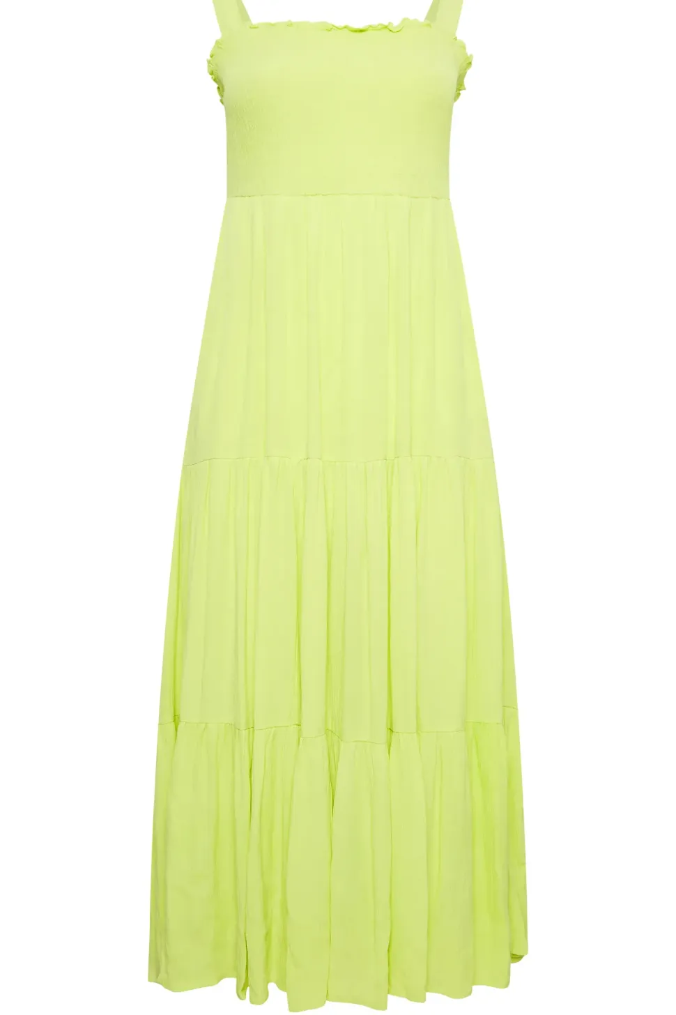 Shirred Strappy Sundress