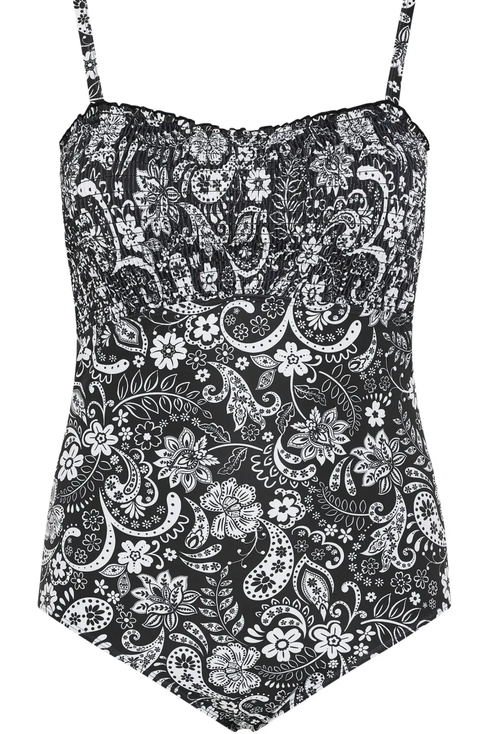 Shirred Tummy Control Swimsuit