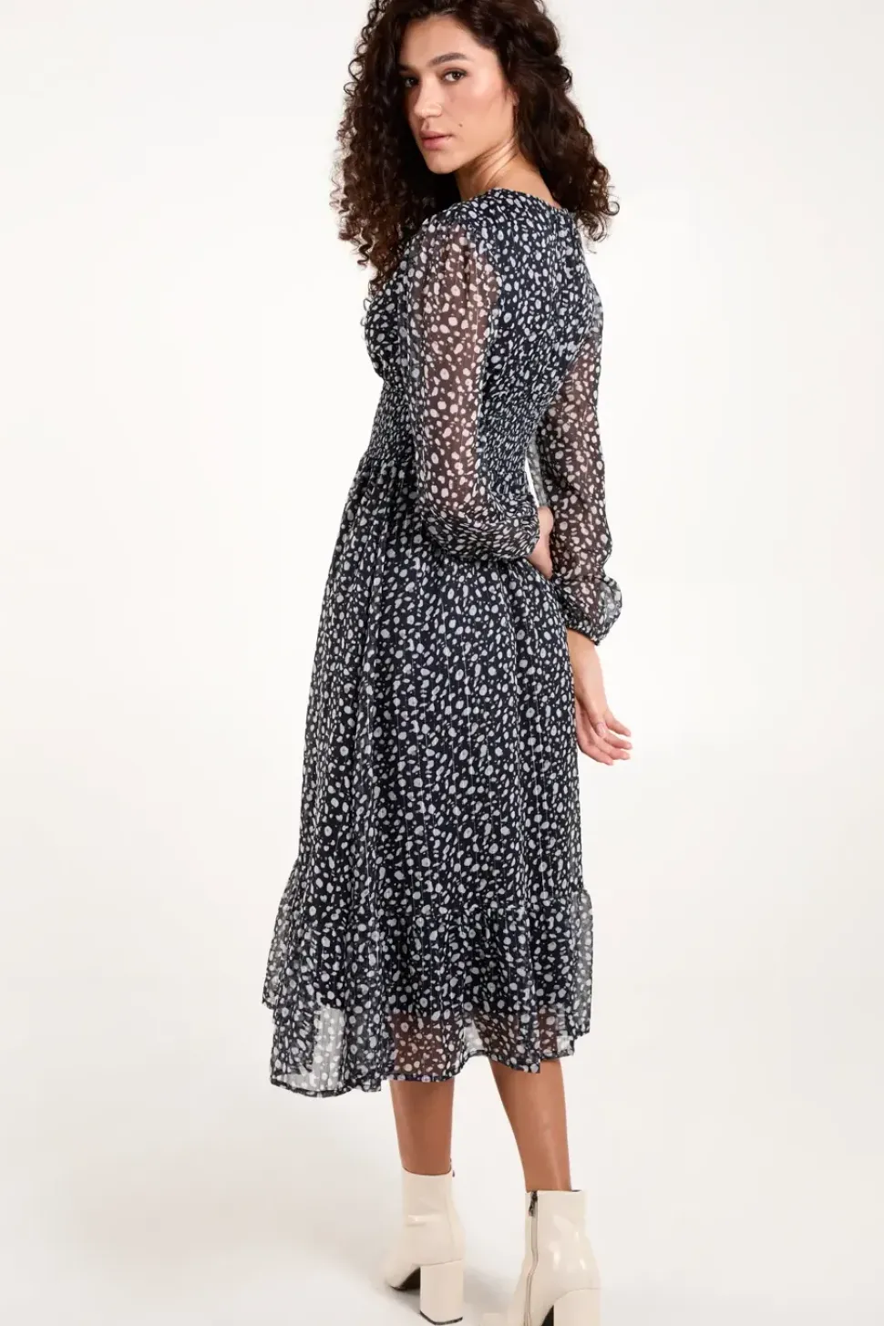 Shirred Waist Dress