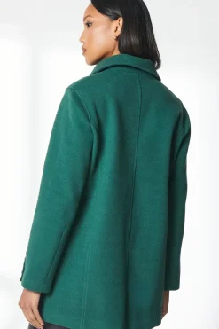 Short Military Double Breasted Coat