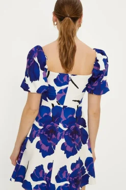 Short Sleeve Bardot Mini Dress