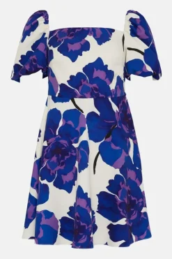 Short Sleeve Bardot Mini Dress