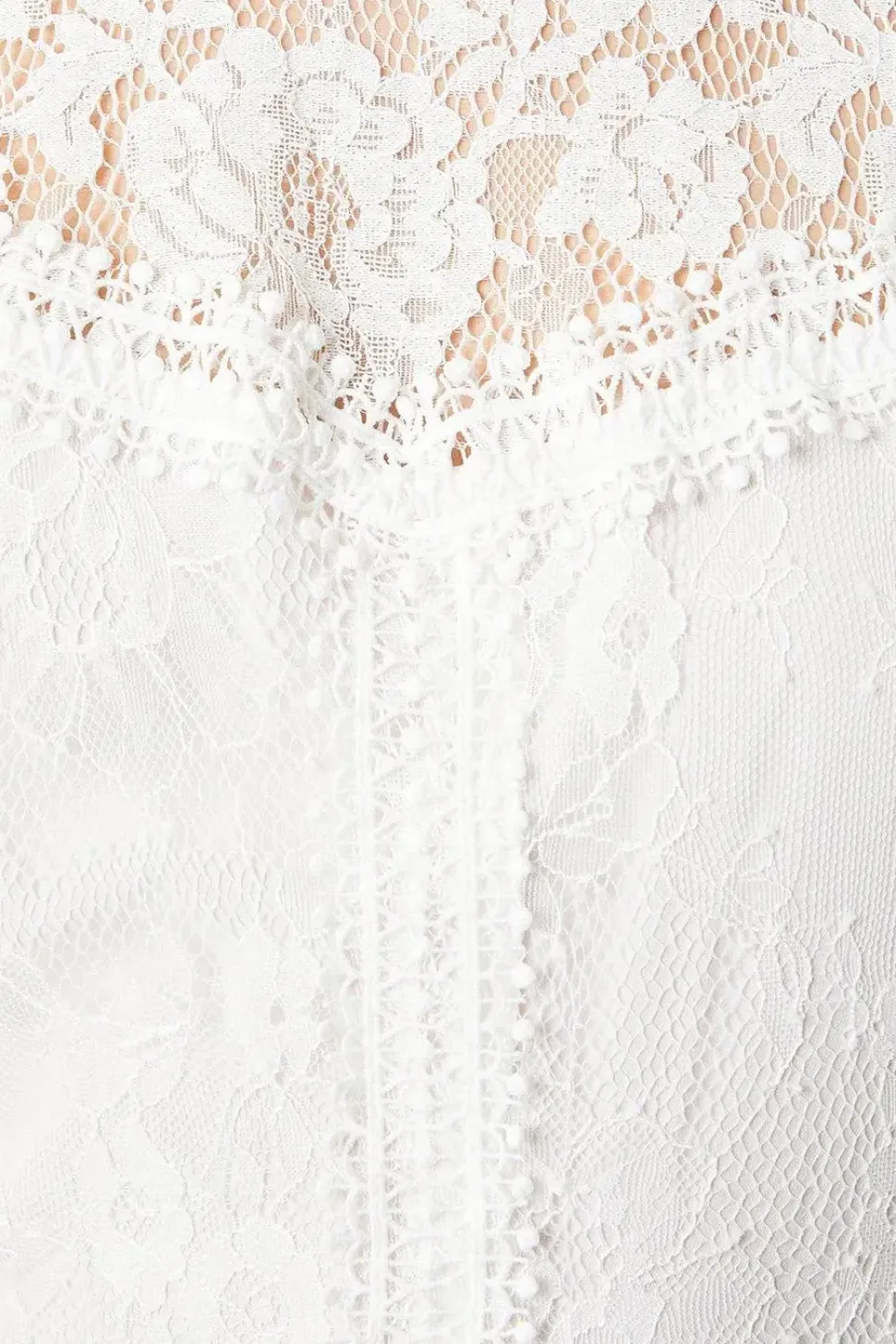 Short Sleeve Eyelash Lace Bodice Wedding Dress