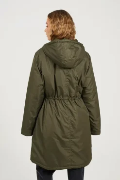 Shower Resistant Padded Parka Jacket