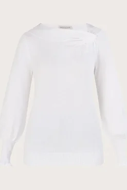Side Knot Twist Jumper with LENZING邃