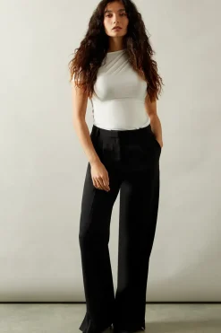 Side Split Flare Trousers