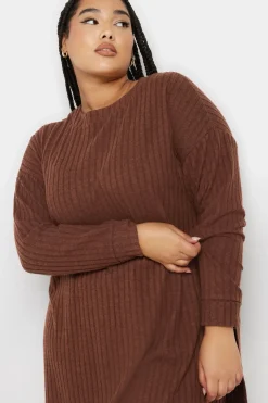 Side Split High Neck Jumper