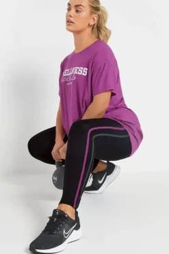Side Stripe Stretch Leggings