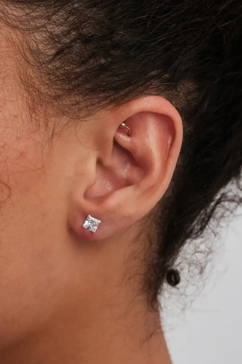 Simply Silver Sterling Silver 925 Mini Infinity Stud Earrings