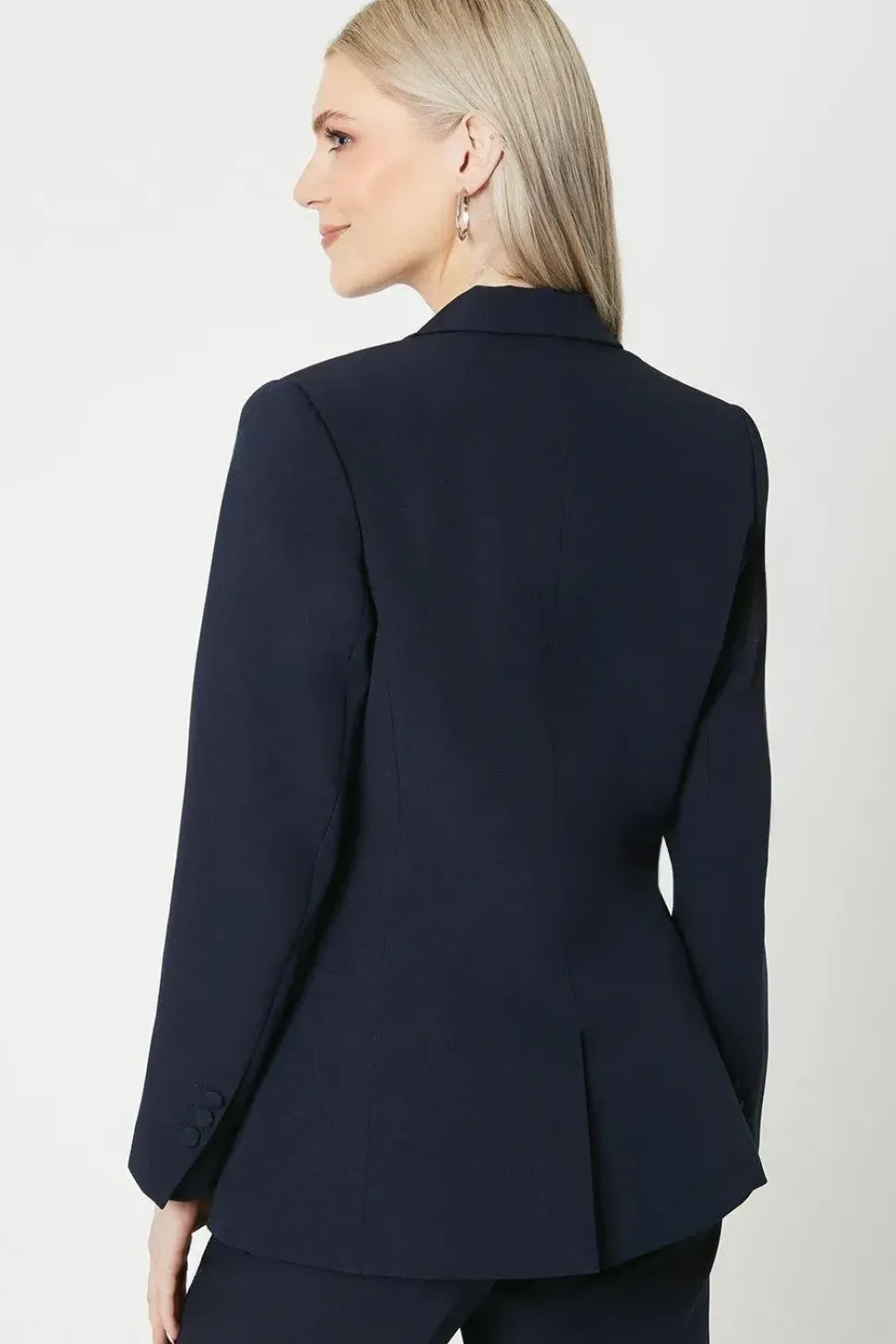 Single Breasted Button Detail Blazer