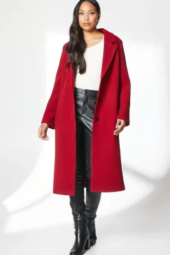 Single Breasted Longline Coat