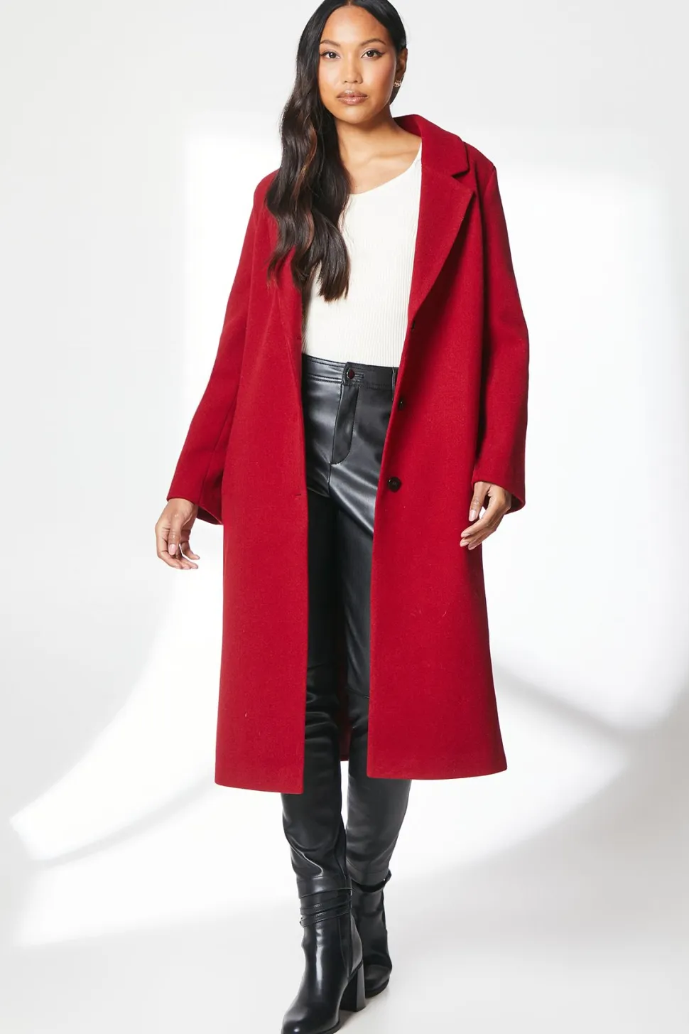 Single Breasted Longline Coat