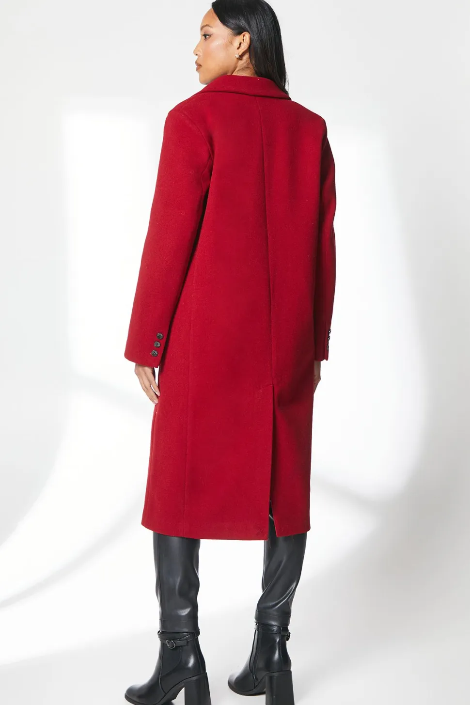 Single Breasted Longline Coat