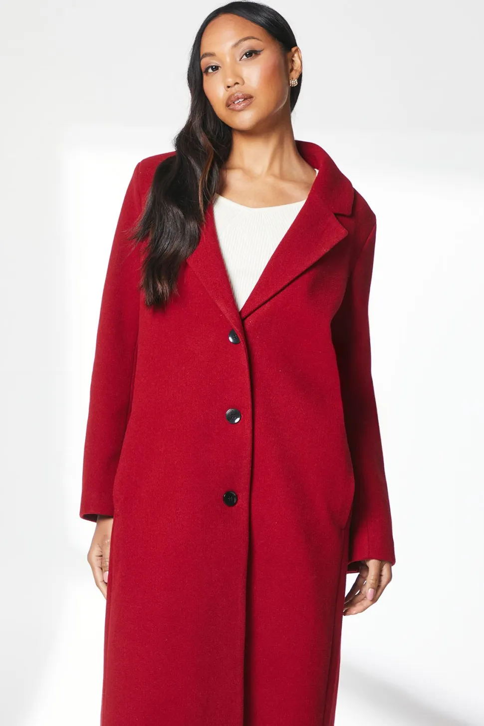 Single Breasted Longline Coat
