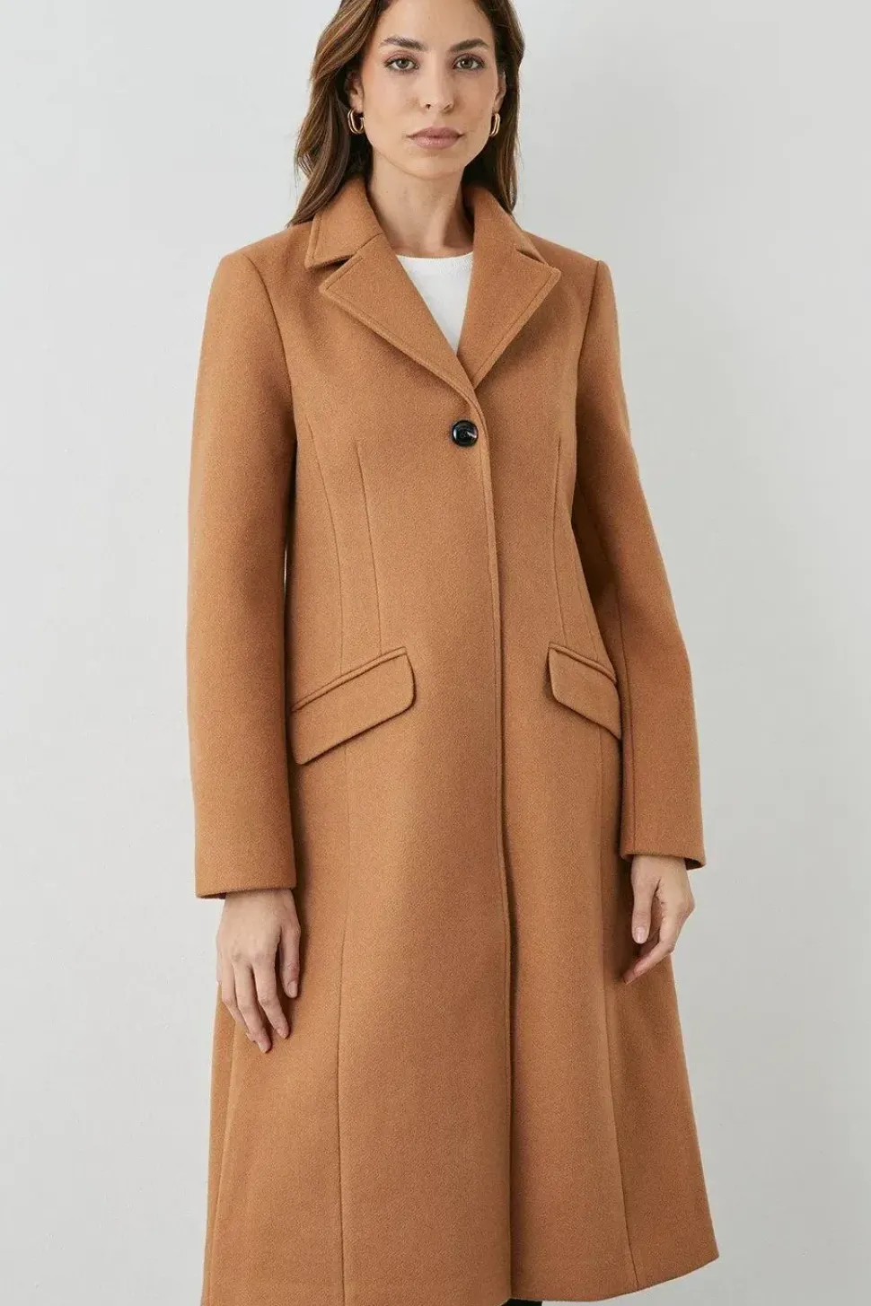 Single Breasted Tailored Coat